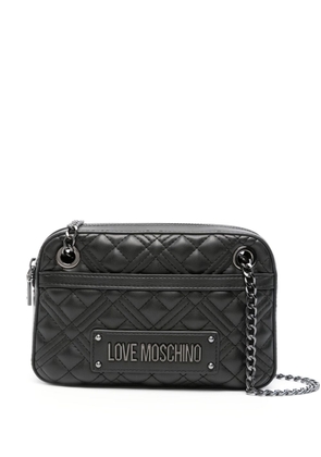Love Moschino logo-lettering tote bag - Black
