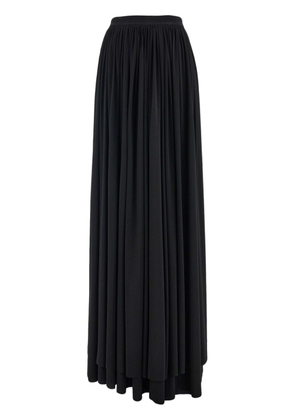 Ferragamo high-waisted gathered maxi skirt - Black