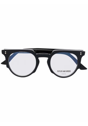 Cutler & Gross round-frame glasses - Black