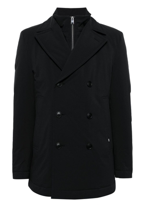 BOSS double-breasted down coat - Black