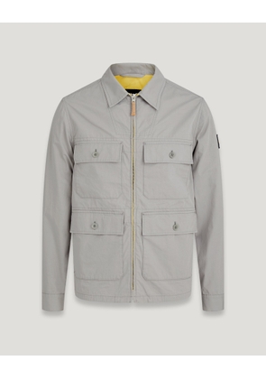 Belstaff Dalesman Jacket Men's Cotton Cloud Grey / Yellow Oxide Size S