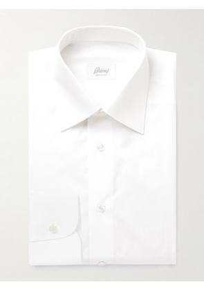 Brioni - Slim-Fit Cotton-Poplin Shirt - Men - White - EU 39
