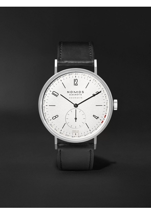 NOMOS Glashütte - Tangente Neomatik Automatic 41mm Stainless Steel and Leather Watch, Ref. No. 180 - Men - White