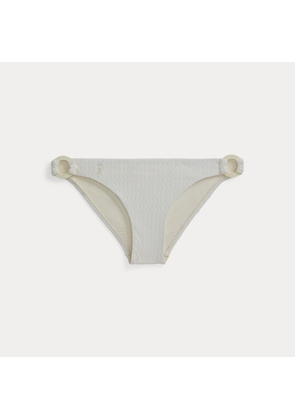 Cable-Motif O-Ring Bikini Bottom