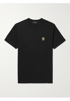 Belstaff - Logo-Appliquéd Cotton-Jersey T-Shirt - Men - Black - S
