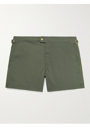 TOM FORD - Straight-Leg Short-Length Swim Shorts - Men - Green - IT 46
