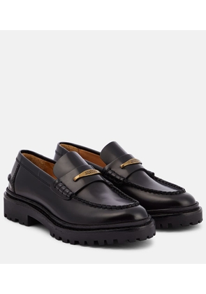 Isabel Marant Frezza leather penny loafers