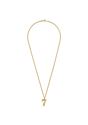 Tilly Sveaas Yellow Gold-Plated 7 Trace Chain Necklace