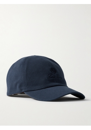 Loro Piana - Logo-Embroidered Cotton-Piqué Baseball Cap - Men - Blue - S
