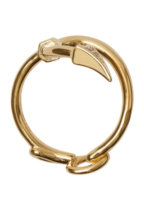 Burberry Gold-Plated Hook Ring