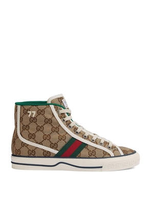 Gucci Canvas Tennis 1977 High-Top Sneakers