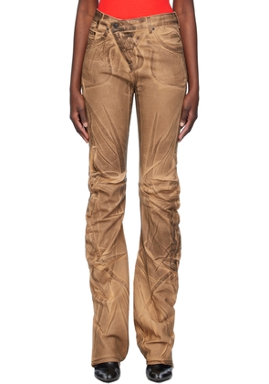 Ottolinger SSENSE Exclusive Brown Jeans