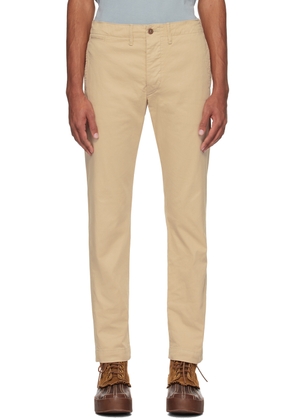 RRL Tan Officer's Trousers
