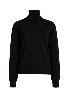 Maison Margiela - Wool Turtleneck Sweater - Black - XS - Moda Operandi