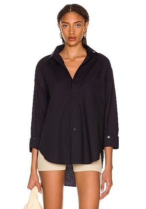 Citizens of Humanity Kayla Shirt in Navy - Navy. Size L (also in M, S, XL, XS).