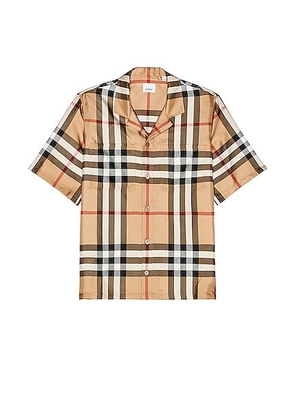 Burberry Reepham Shirt in Archive Beige - Beige. Size L (also in M, S, XL).