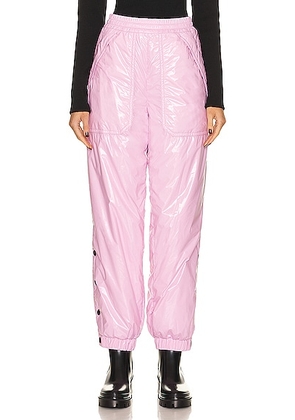 Moncler Grenoble Tapered Pant in Pink - Pink. Size M (also in S).