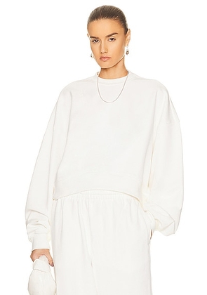 WARDROBE.NYC x Hailey Bieber HB Track Top in Off White - White. Size L (also in ).