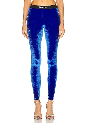 TOM FORD Signature Legging in Yves Blue - Blue. Size L (also in M, S, XS).