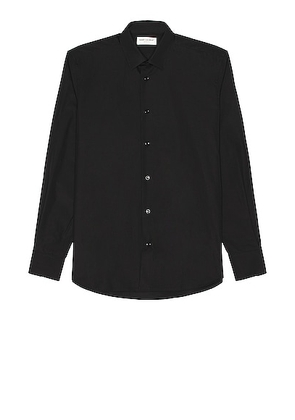 Saint Laurent Dress Shirt in Noir - Black. Size 37 (also in ).