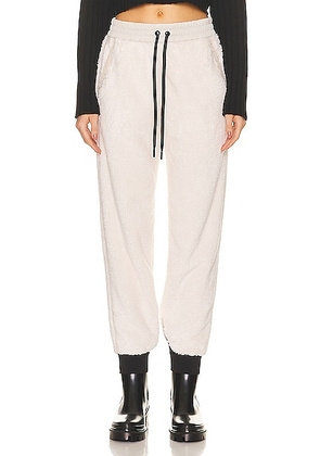 Moncler Grenoble Drawstring Sweatpant in White - White. Size L (also in M).