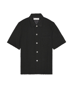 Our Legacy Box Short Sleeve Shirt in Black - Black. Size 46 (also in 50, 52).