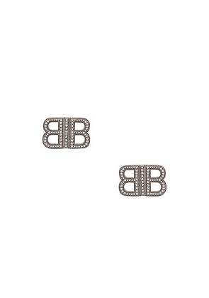 Balenciaga BB XS Earrings in Silver - Metallic Silver. Size all.