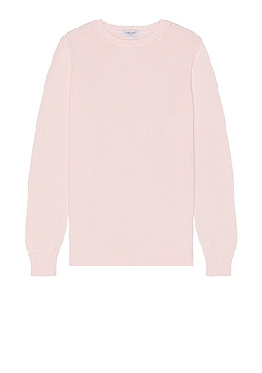 Ghiaia Cashmere Cotton Sweater in Pale - Pink. Size S (also in XL/1X).