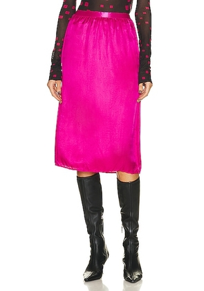 Acne Studios Skirt in Fuchsia Pink - Fuchsia. Size 36 (also in ).