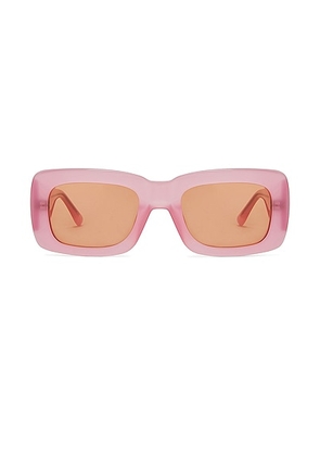 THE ATTICO Marfa Sunglasses in Pink - Pink. Size all.