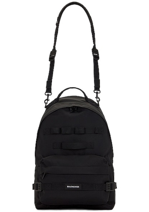 Balenciaga Army Backpack in Black - Black. Size all.