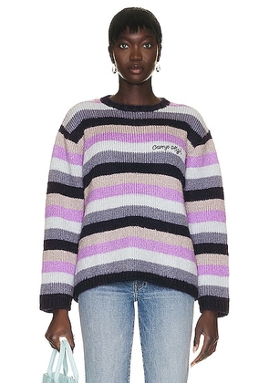 Camp High Mohair Sweater In Purple Reign in Purple Reign - Purple. Size L/XL (also in S/M).