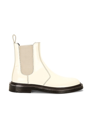 The Row Elastic Ranger Boot in Eggshell - Cream. Size 35 (also in 35.5, 36.5, 37, 38.5, 39, 39.5, 40, 41).