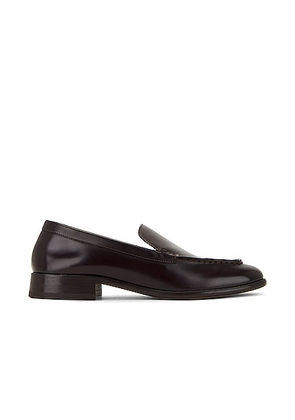 The Row Mensy Loafer in Bordeaux - Chocolate. Size 36 (also in 39).