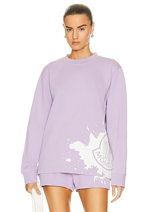 Moncler Sweatshirt in Purple - Purple. Size M (also in XS).