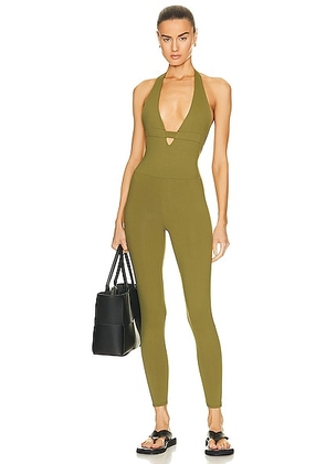 Live The Process Hela Jumpsuit in Lily Pad - Green. Size L (also in ).