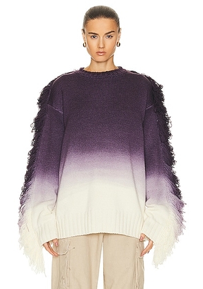 THE ATTICO Rundie Sweater in Purple Multishades - Purple. Size 40 (also in ).