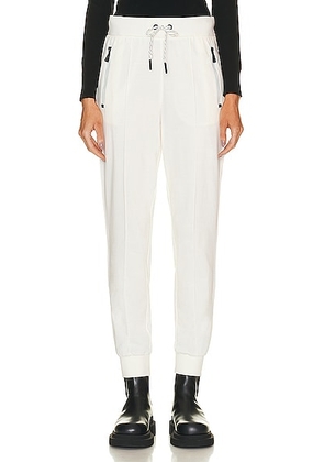 Moncler Grenoble Day-namic Sweatpant in White - White. Size L (also in M, S, XS).