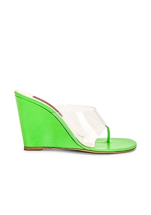 Simon Miller Ghost Wedge Shoe in Happy Green - Green. Size 35 (also in 36).