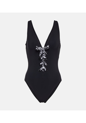 Karla Colletto Lucy lace-up swimsuit