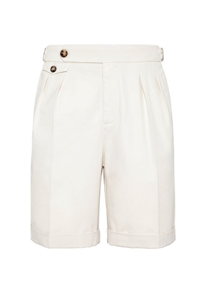 Brunello Cucinelli Cotton Gabardine Bermuda Shorts