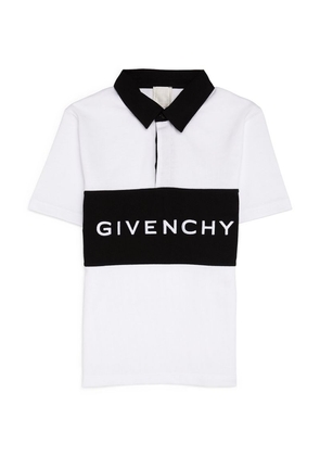 Givenchy Kids Cotton Logo Polo Shirt (4-12+ Years)