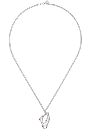 octi Silver Small Island Pendant Necklace
