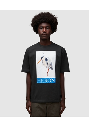 Heron bird painted t-shirt