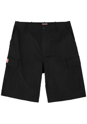 Kenzo Cotton Cargo Shorts - Black - M
