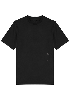 Oamc Stiller Printed Cotton T-shirt - Black