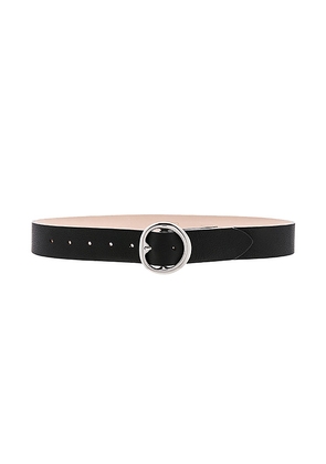 B-Low the Belt Baby Bell Bottom Smooth Belt in Black. Size XL.