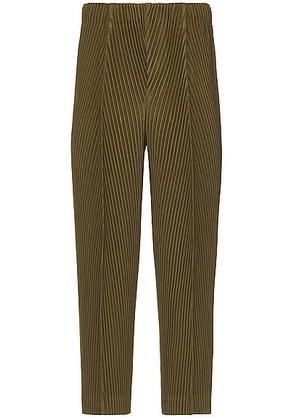 Homme Plisse Issey Miyake Pleats Pants in Olive - Green. Size 2 (also in 3).
