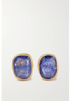 Pippa Small - 18-karat Gold Tanzanite Earrings - One size