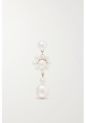 Sophie Bille Brahe - Petite Marguerite De Mariage 14-karat Gold Pearl Single Earring - Ivory - One size